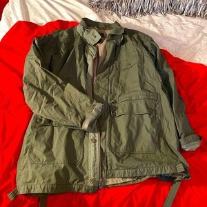 Eddie Bauer Mens Green Utility Jacket